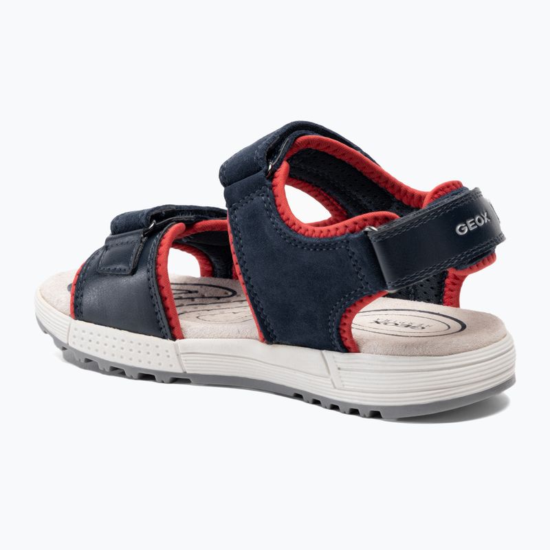 Paauglių sandalai Geox Alben ocean blue/red 3