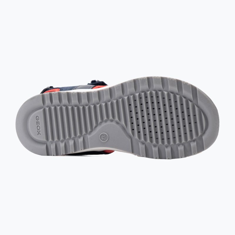 Paauglių sandalai Geox Alben ocean blue/red 4