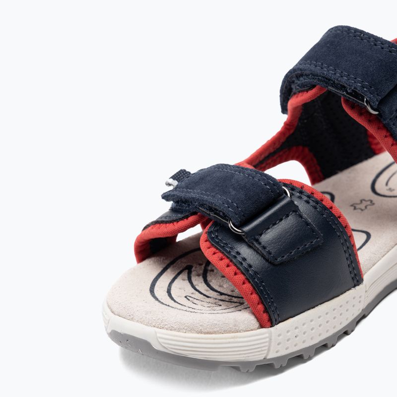 Paauglių sandalai Geox Alben ocean blue/red 7