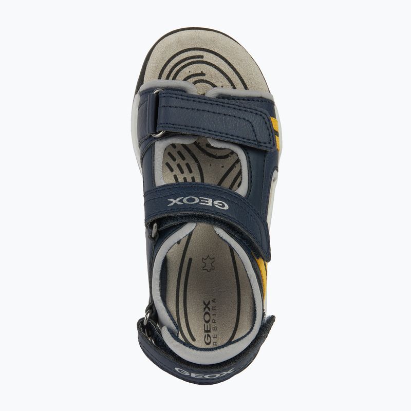 Paauglių sandalai Geox Borealis ocean blue/gold 13