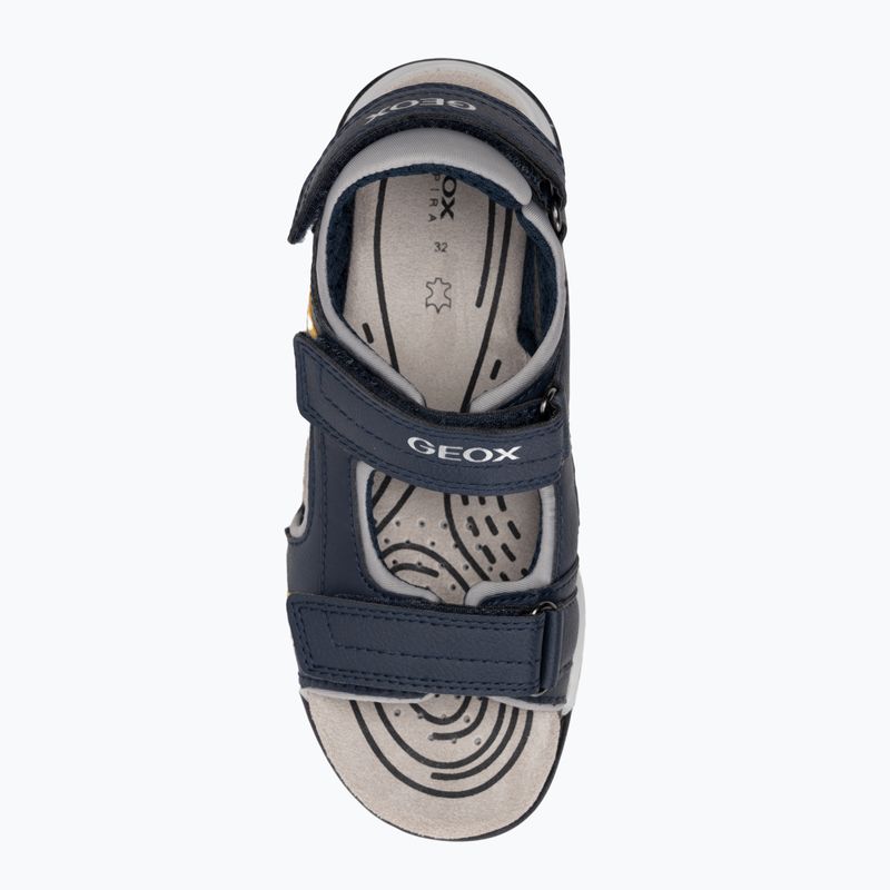 Paauglių sandalai Geox Borealis ocean blue/gold 5