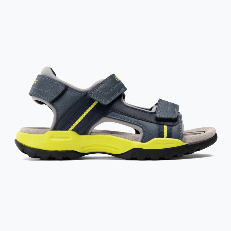 Paauglių sandalai Geox Borealis avio/lime 2