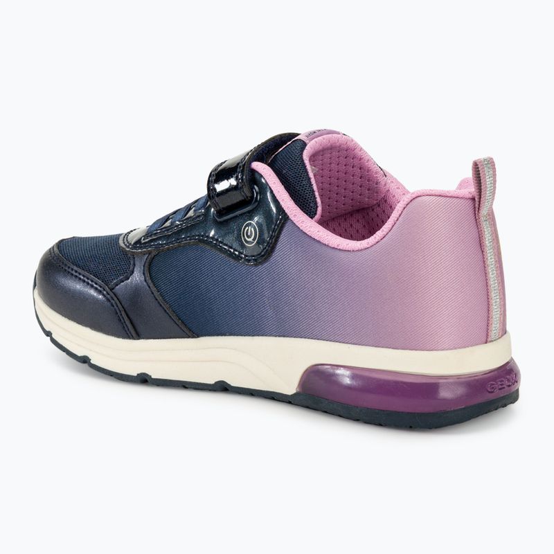 Paauglių batai Geox Spaceclub navy/lavender 3