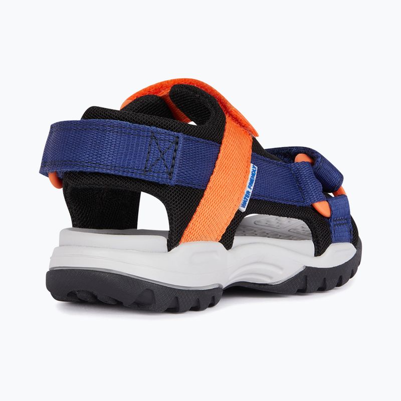 Paauglių sandalai Geox Borealis ocean blue/orange 11