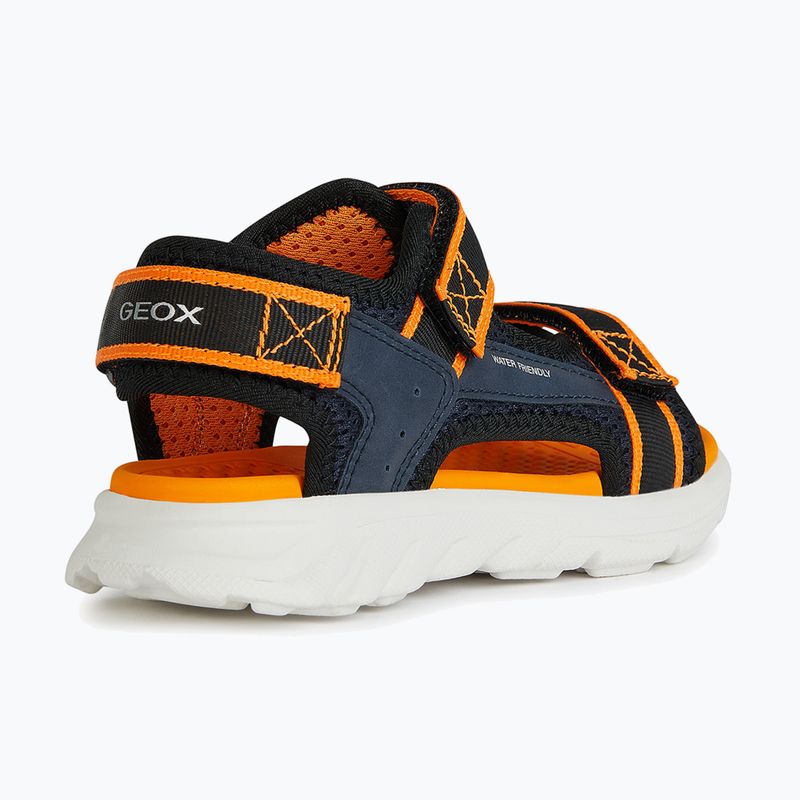 Paauglių sandalai Geox Airadyum ocean blue/orange 8