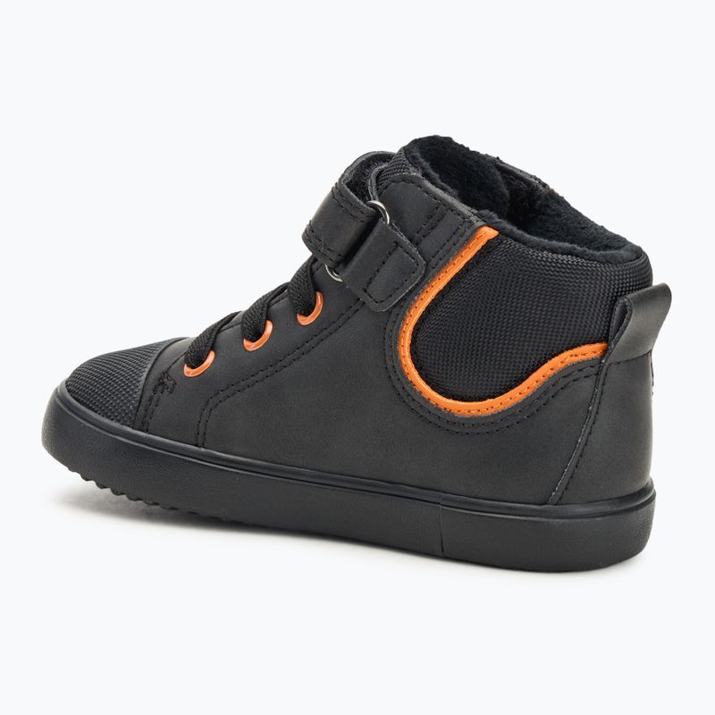 Vaikiški batai Geox Gisli black/dark orange 3