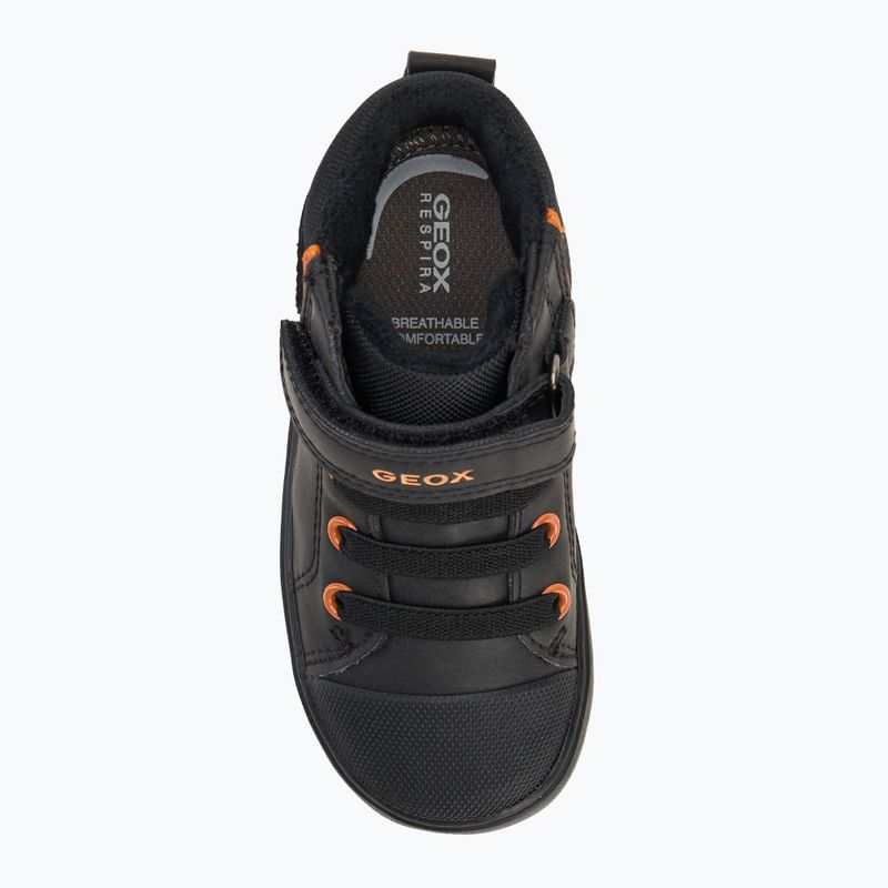 Vaikiški batai Geox Gisli black/dark orange 5