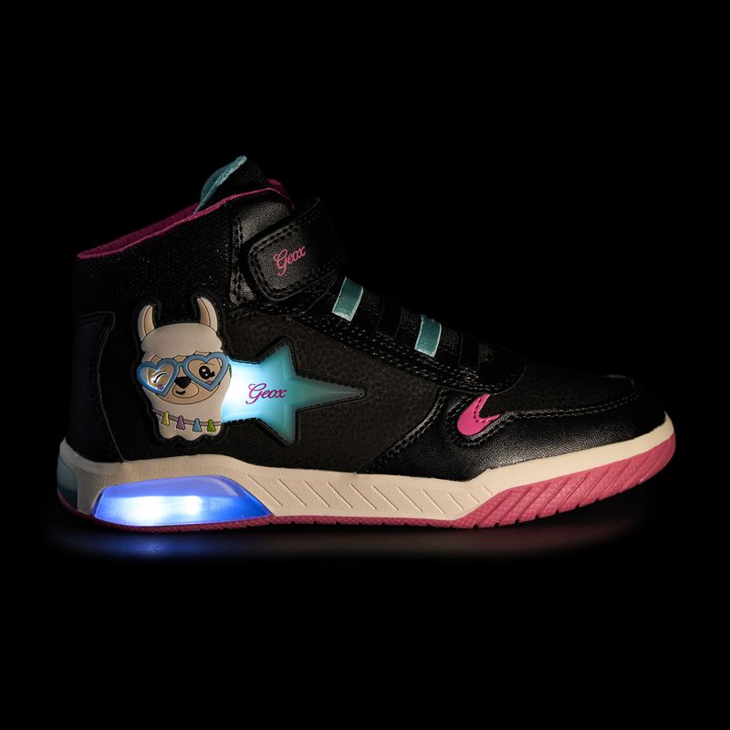 Vaikiški batai Geox Inek black / aqua 8