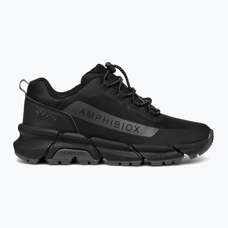 Paauglių batai Geox Flexyper Plus ABX black/dark grey 9