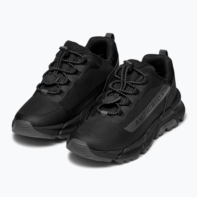 Paauglių batai Geox Flexyper Plus ABX black/dark grey 10