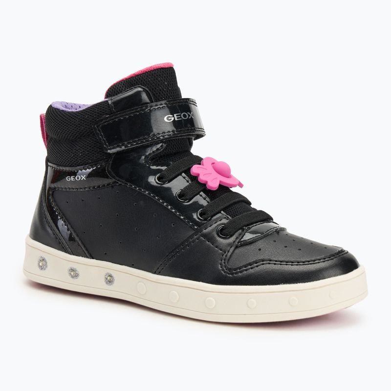 Vaikiški batai Geox Skylin black/fuchsia