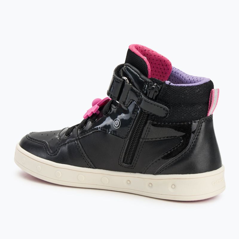 Vaikiški batai Geox Skylin black/fuchsia 3