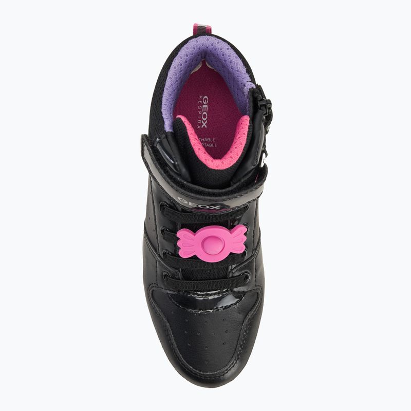Vaikiški batai Geox Skylin black/fuchsia 5