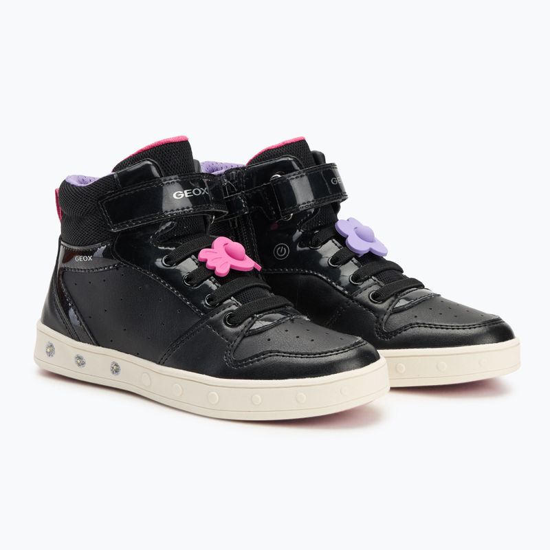 Vaikiški batai Geox Skylin black/fuchsia 9