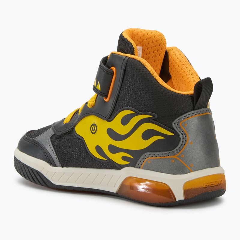 Paauglių batai Geox Inek black/yellow 2