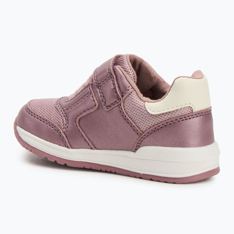 Vaikiški batai Geox Rishon dark pink/old white 3