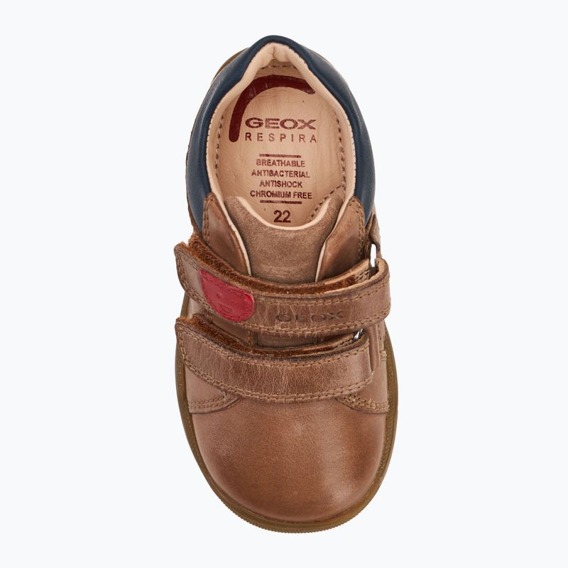 Vaikiški batai Geox Macchia cognac 5