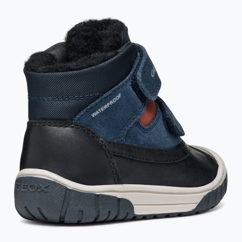 Vaikiški sniego batai Geox Omar black / navy 3