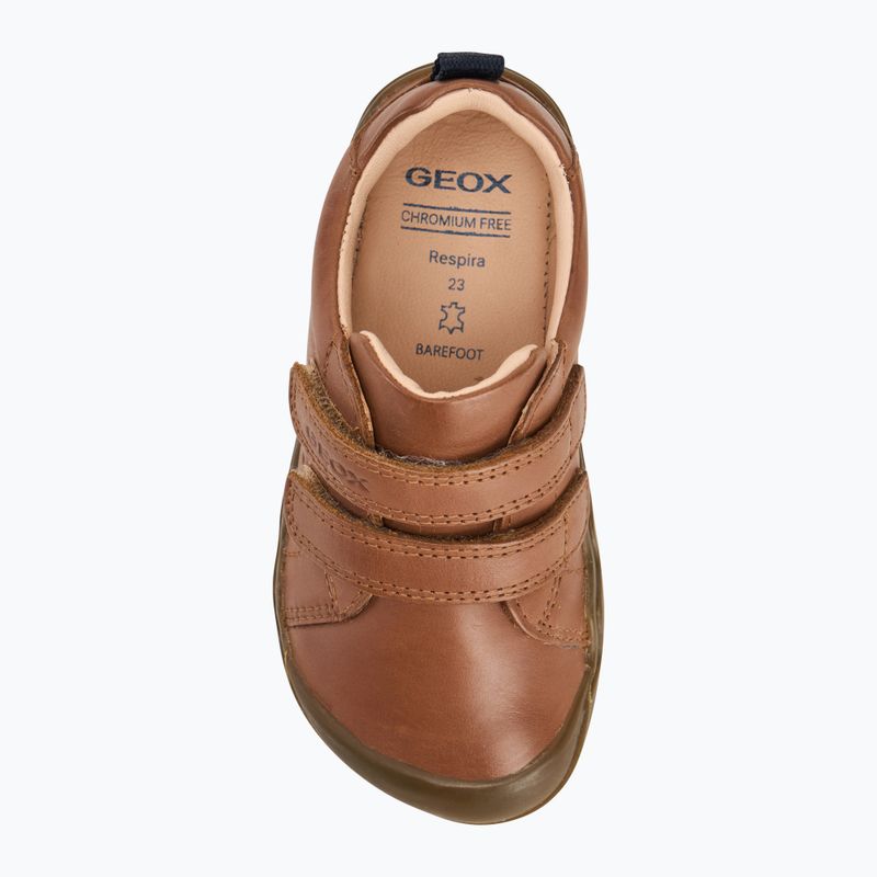 Vaikiški batai barefoot Geox Steppieup cognac 5
