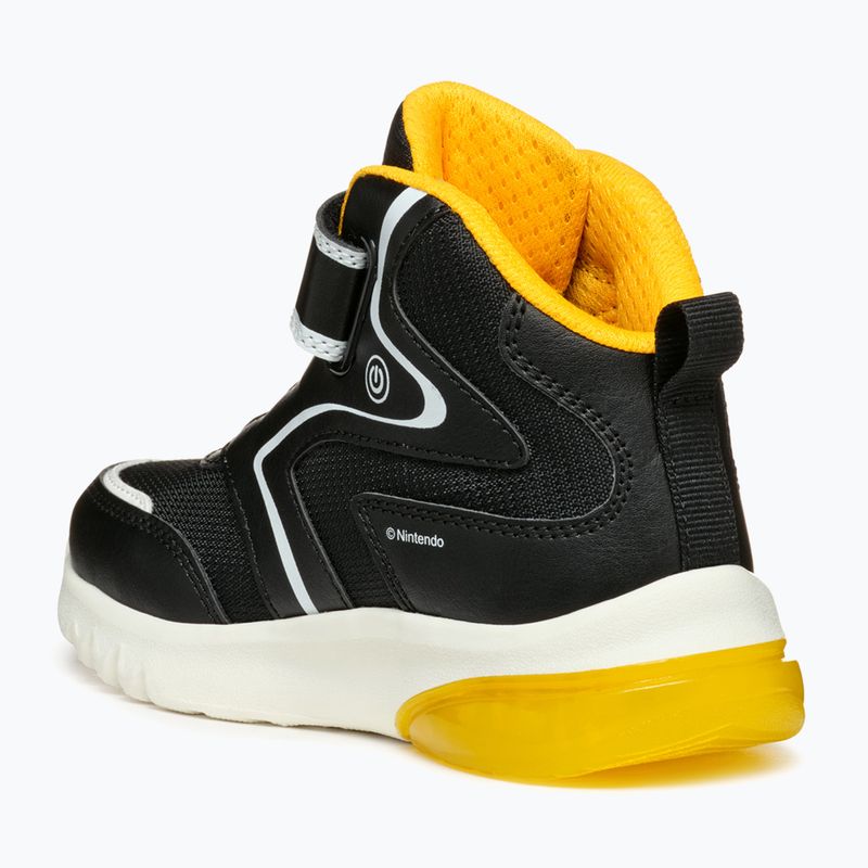 Paauglių batai Geox Ciberdron black/yellow 4