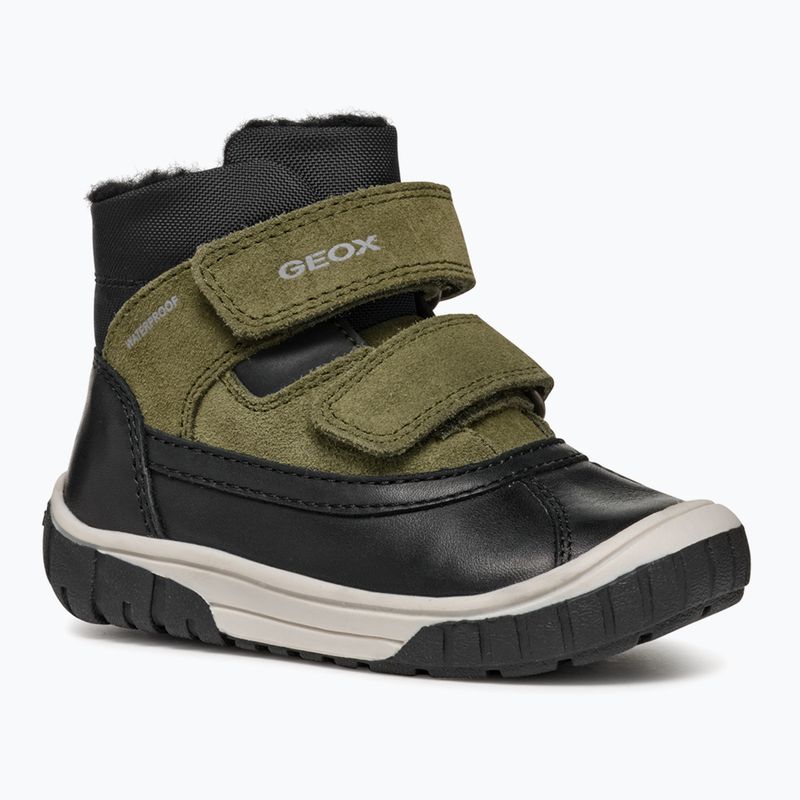 Vaikiški sniego batai Geox Omar black / dark green