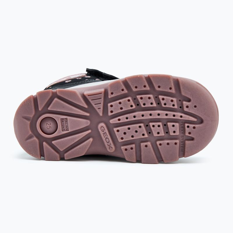 Vaikiški batai Geox Flantil ABX black/old rose 4