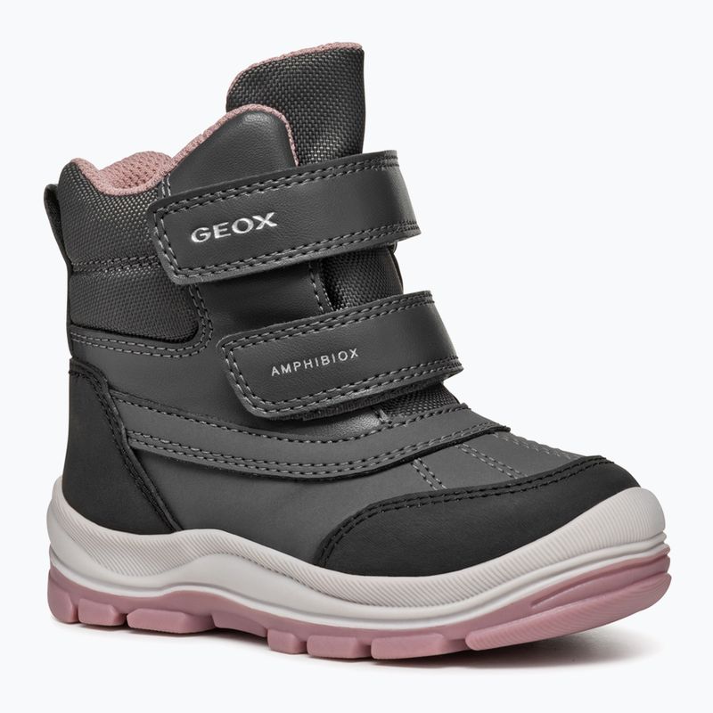 Vaikiški batai Geox Flantil ABX anthracite/dark pink 8