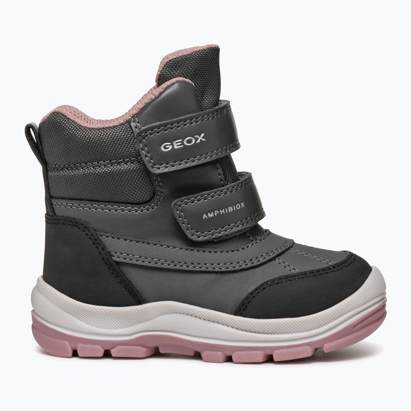 Vaikiški batai Geox Flantil ABX anthracite/dark pink 9