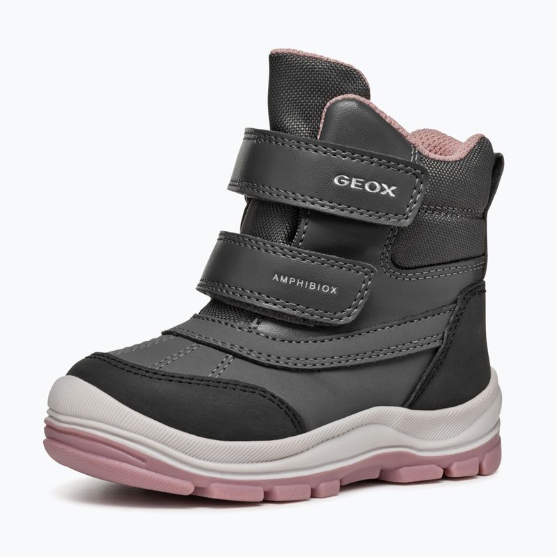 Vaikiški batai Geox Flantil ABX anthracite/dark pink 10