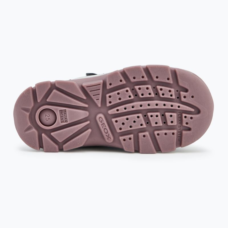Vaikiški batai Geox Flantil ABX anthracite/dark pink 4