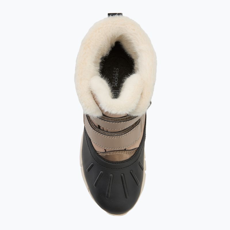 Paauglių sniego batai Geox Flexyper ABX dark beige/black 5
