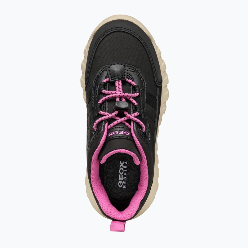 Paauglių batai Geox Simbyos ABX black/fuchsia 11