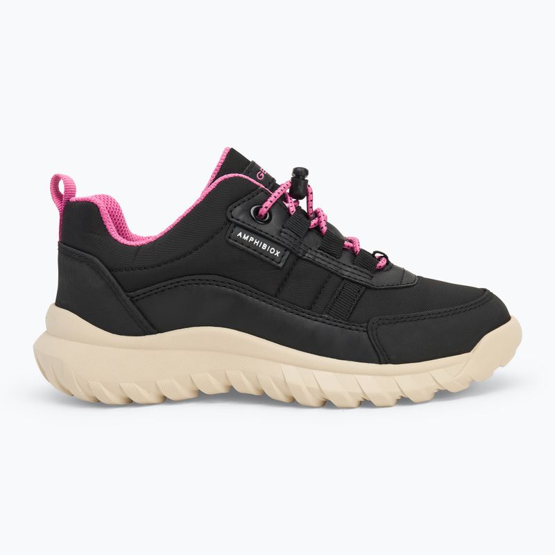 Paauglių batai Geox Simbyos ABX black/fuchsia 2