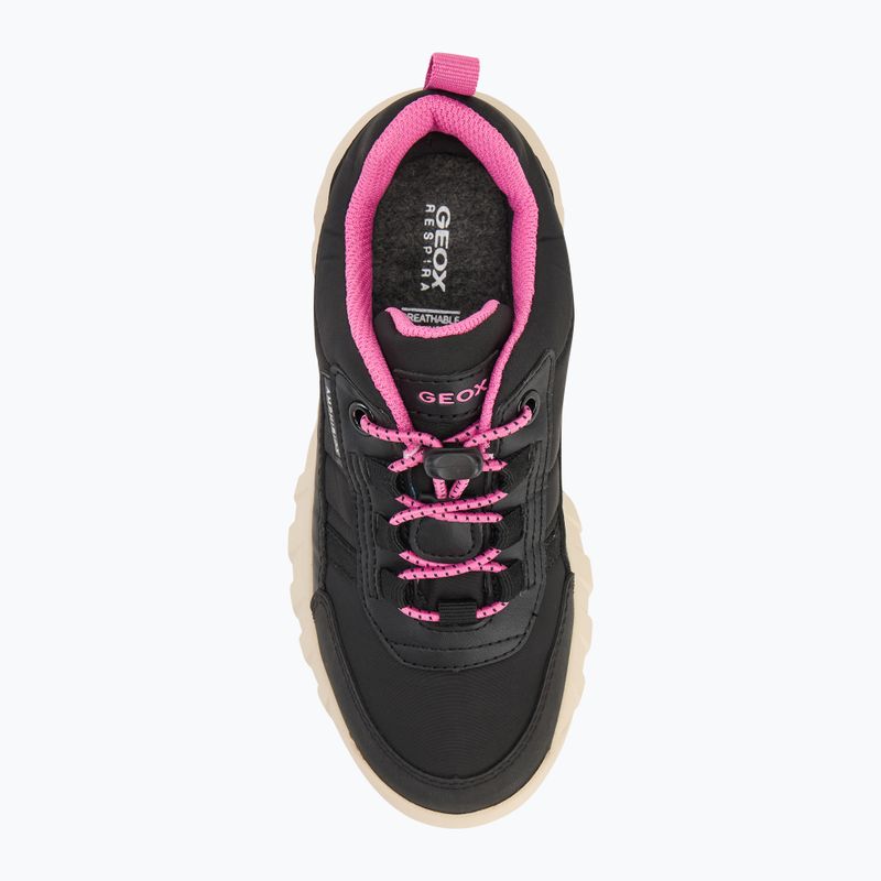 Paauglių batai Geox Simbyos ABX black/fuchsia 5