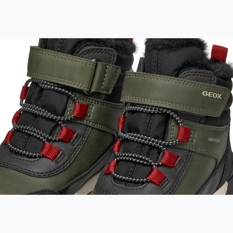 Paauglių sniego batai Geox Trekkyup ABX dark green/black 14