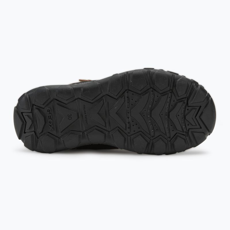 Paauglių sniego batai Geox Trekkyup ABX dark yellow/black 4
