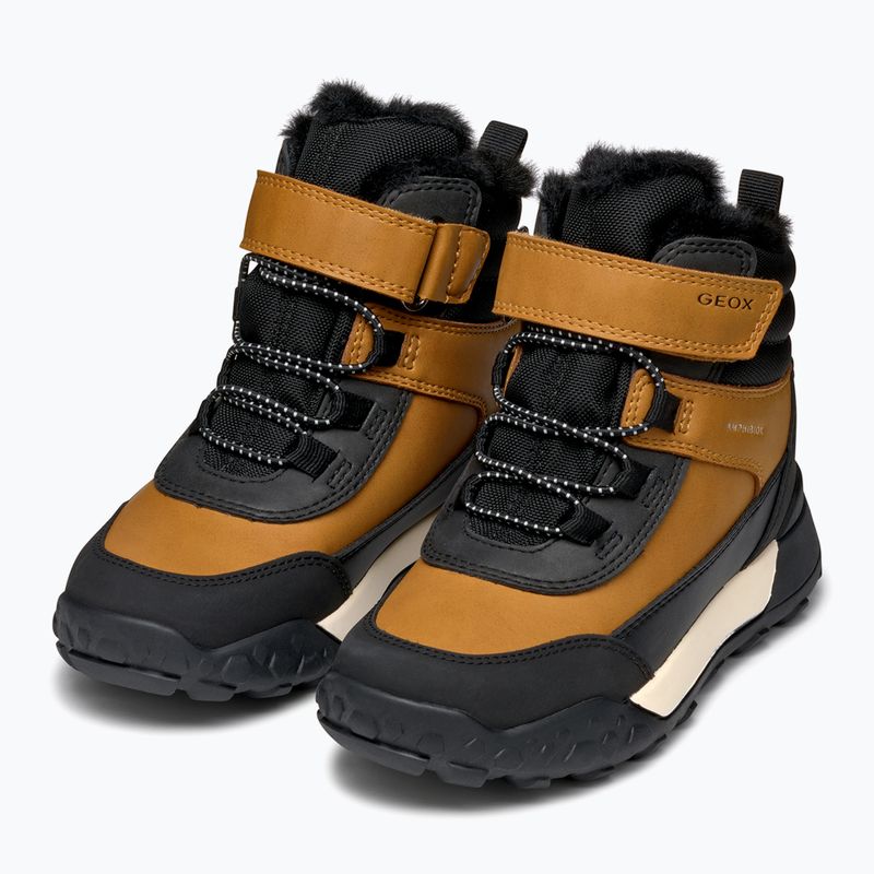 Paauglių sniego batai Geox Trekkyup ABX dark yellow/black 10