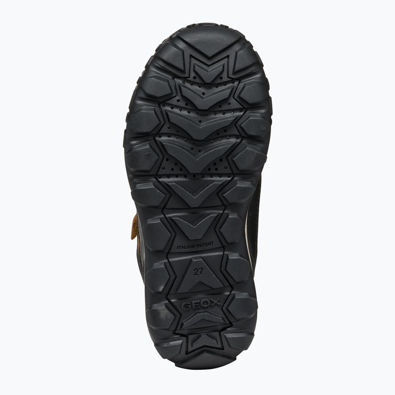 Paauglių sniego batai Geox Trekkyup ABX dark yellow/black 13