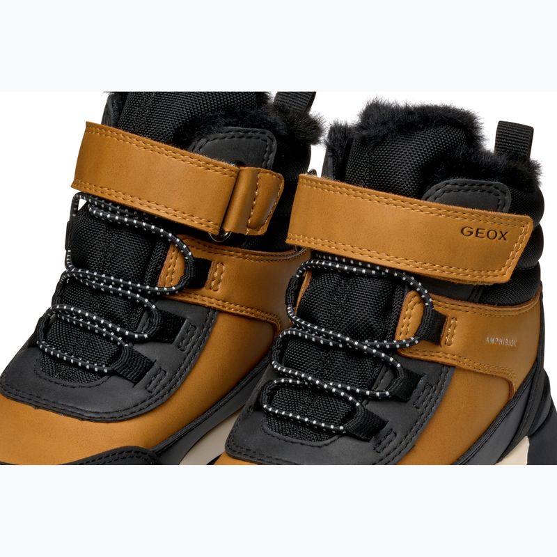 Paauglių sniego batai Geox Trekkyup ABX dark yellow/black 14