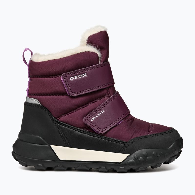 Paauglių sniego batai Geox Trekkyup ABX burgundy 9
