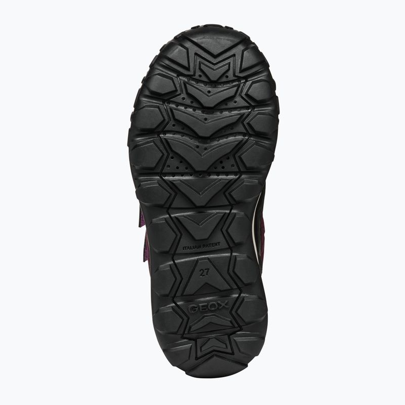Paauglių sniego batai Geox Trekkyup ABX burgundy 12