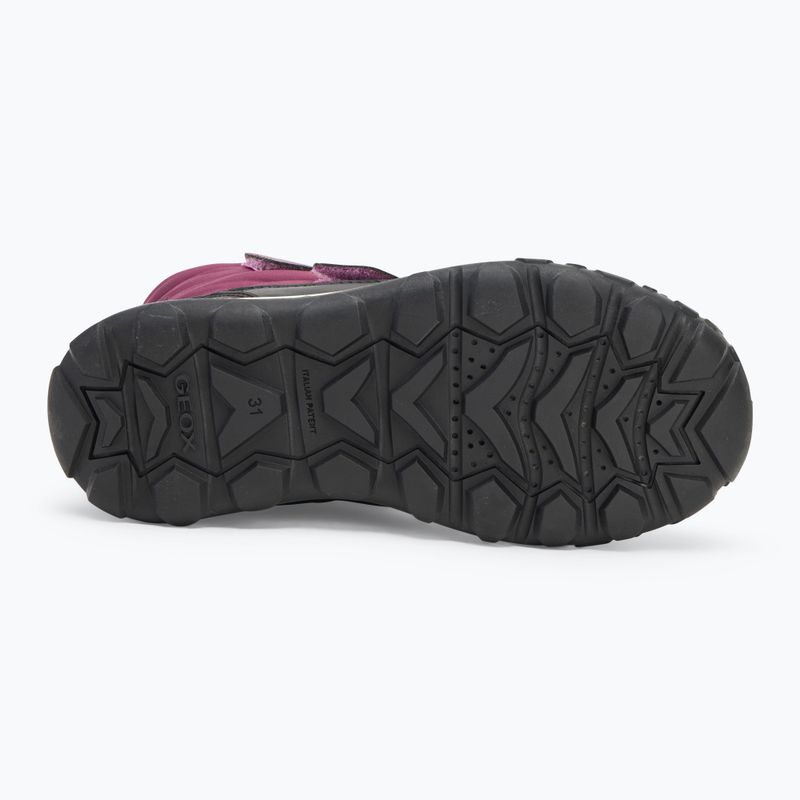 Paauglių sniego batai Geox Trekkyup ABX burgundy 4