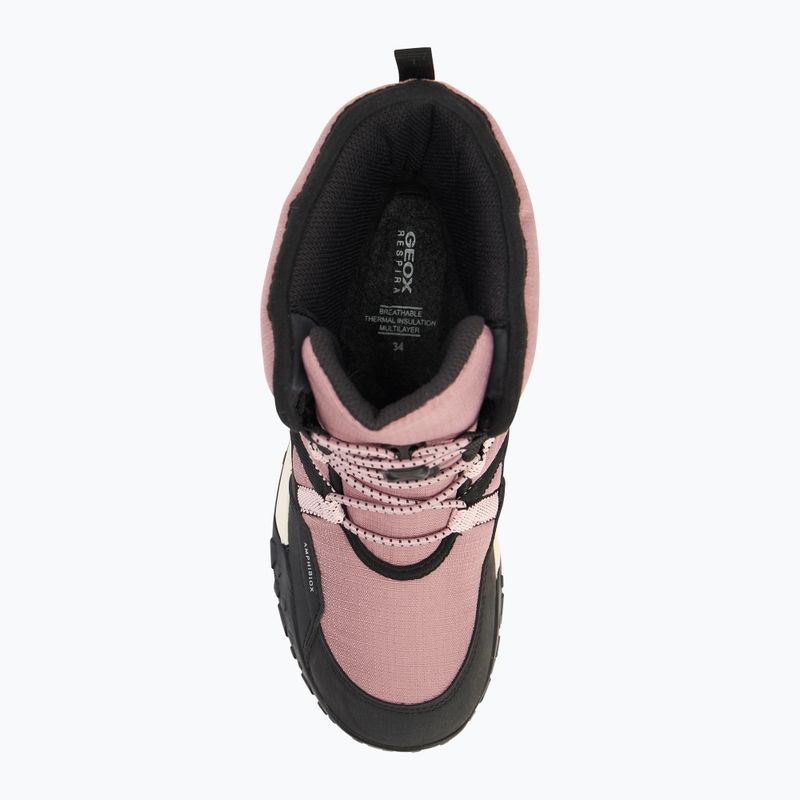 Paauglių sniego batai Geox Trekkyup ABX antique rose / black 5