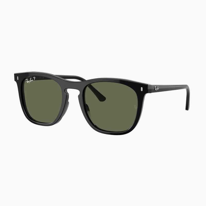 Akiniai nuo saulės Ray-Ban RB2210 black/green polarized 4