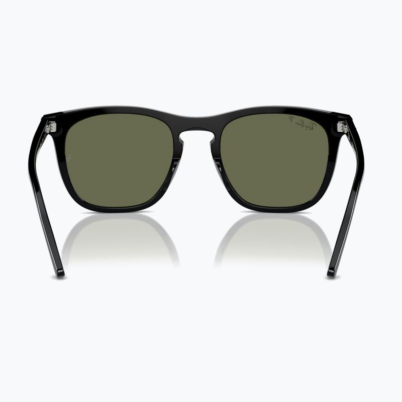 Akiniai nuo saulės Ray-Ban RB2210 black/green polarized 5