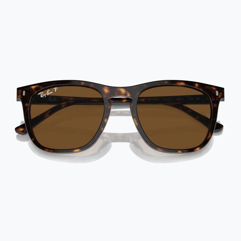 Akiniai nuo saulės Ray-Ban RB2210 havana/brown polarized 3