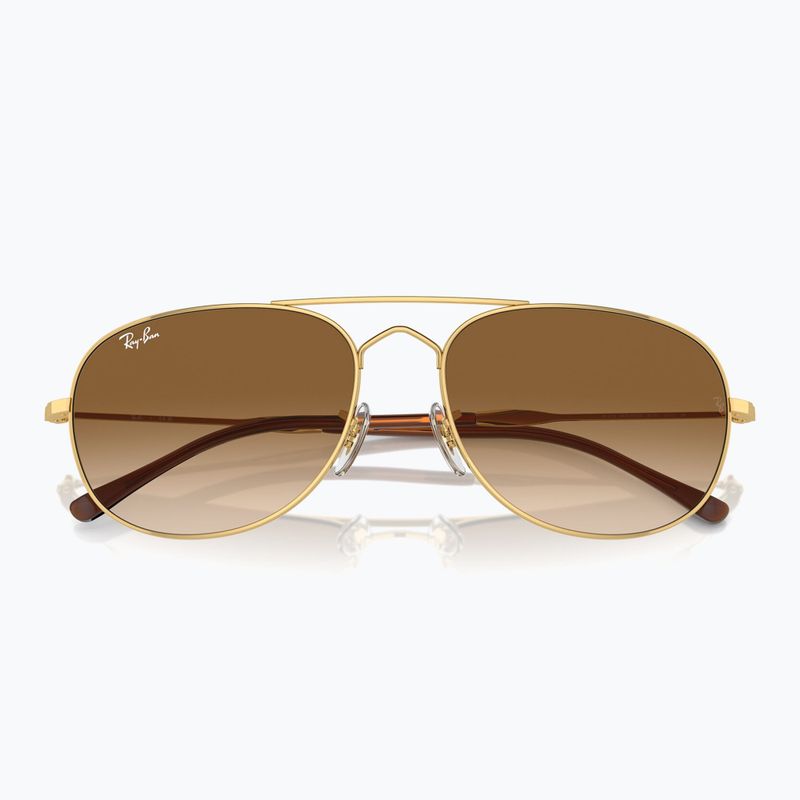 Akiniai nuo saulės Ray-Ban Bain Bridge arista gold/clear brown 3