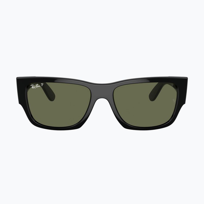 Akiniai nuo saulės Ray-Ban Carlos black/green polarized 2