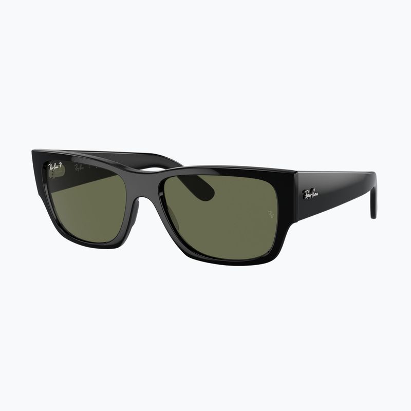 Akiniai nuo saulės Ray-Ban Carlos black/green polarized 4