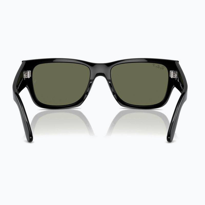 Akiniai nuo saulės Ray-Ban Carlos black/green polarized 5